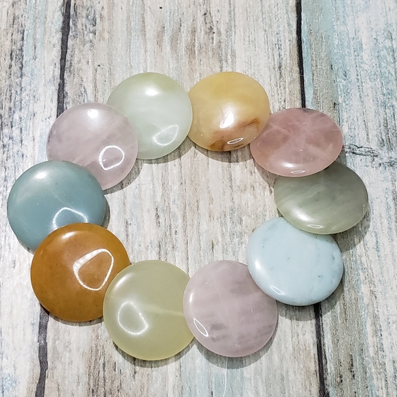 Multistones Set Bracelet and Earrings! - Picture 2 of 8